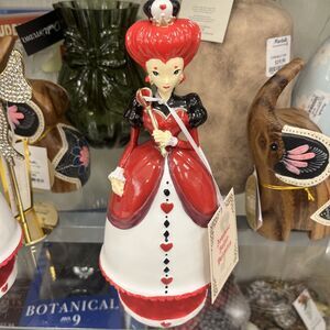 Valentine's day Queen of Hearts with Crown Decorative Figurine 10in